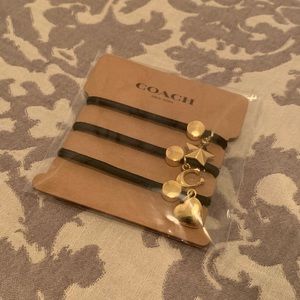 AUTHENTIC COACH CHARM HAIR TIES